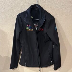 Roper Black Women's Ski Jacket with Colorful Embroidery